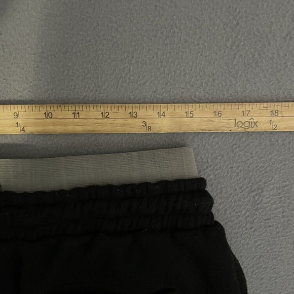 Boohoo Man Official Tapered Sweatpants Black Tracksuit Trousers‎ Large - Picture 6 of 6